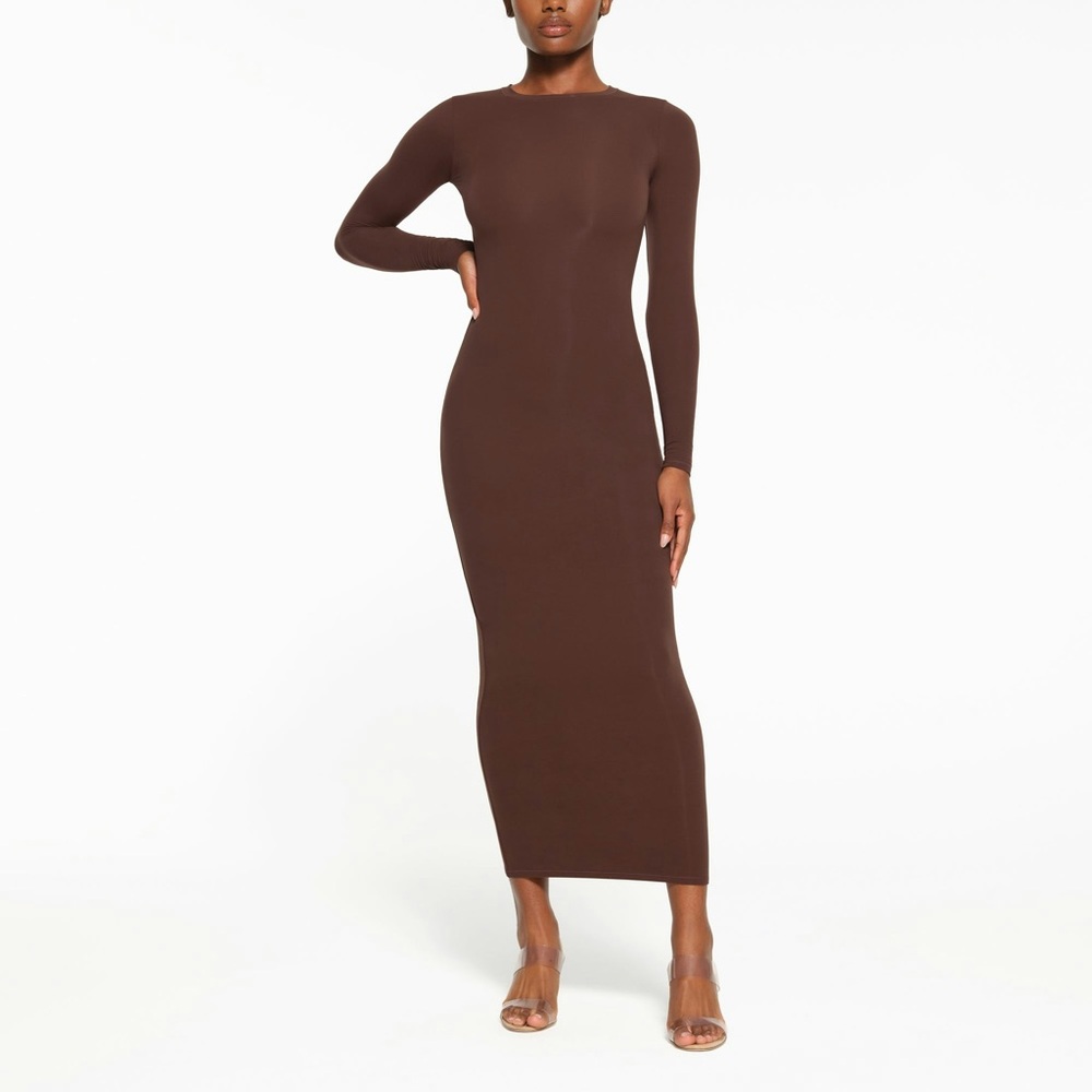 SKIMS Fits Everybody long sleeve bodycon dress